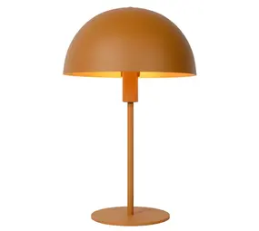 Lucide OP=OP SIEMON Tafellamp-Okerge.-Ø25-1xE14-25W-Staal
