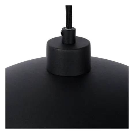 Lucide OP=OP SIEMON Hanglamp-Zwart-Ø40-1xE27-40W-Staal
