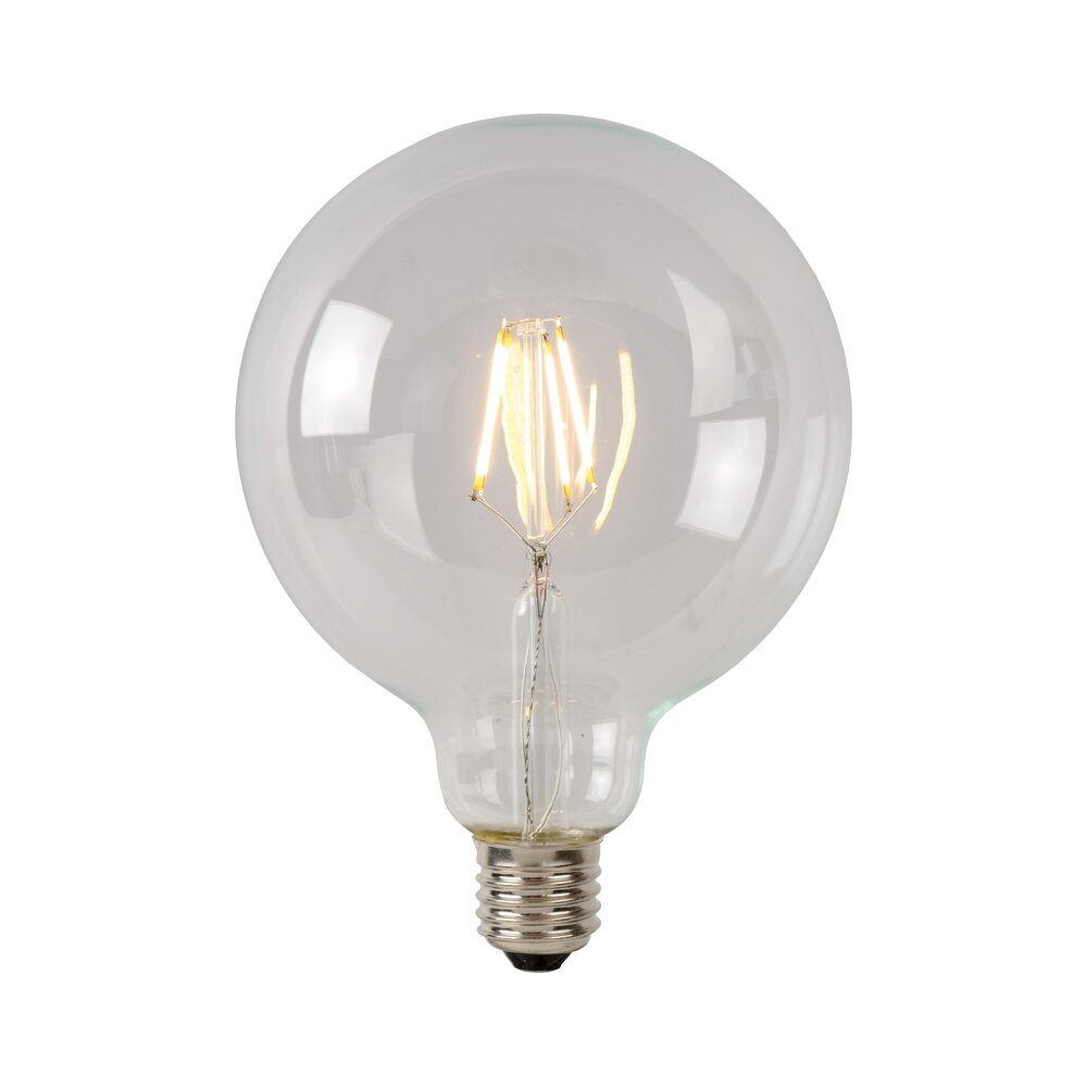 Lucide OP=OP G125 - Filament lamp - Ø 12,5 cm - LED Dimb. - E27 - 1x5W 2700K - Transparant Lucide OP=OP G125 - Filament lamp - Ø 12,5 cm - LED Dimb. - E27 - 1x5W 2700K - Transparant