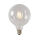 Lucide OP=OP G125 - Filament lamp - Ø 12,5 cm - LED Dimb. - E27 - 1x5W 2700K - Transparant