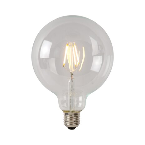 Lucide OP=OP G125 - Filament lamp - Ø 12,5 cm - LED Dimb. - E27 - 1x5W 2700K - Transparant Lucide OP=OP G125 - Filament lamp - Ø 12,5 cm - LED Dimb. - E27 - 1x5W 2700K - Transparant