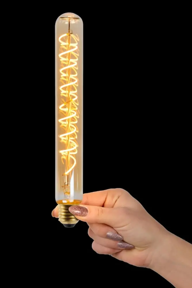 Lucide OP=OP T32 Fil. lamp-Amber-LED Dimb.-1xE27-4,9W-2200K Lucide OP=OP T32 Fil. lamp-Amber-LED Dimb.-1xE27-4,9W-2200K
