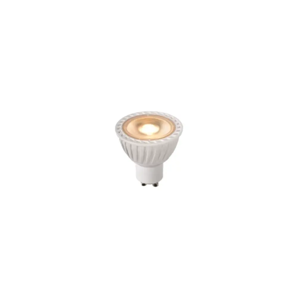 Lucide OP=OP LED GU10 - 4,9W DIM 355lm - 2200K-2700K - 38° - Keramisch - Wit Lucide OP=OP LED GU10 - 4,9W DIM 355lm - 2200K-2700K - 38° - Keramisch - Wit
