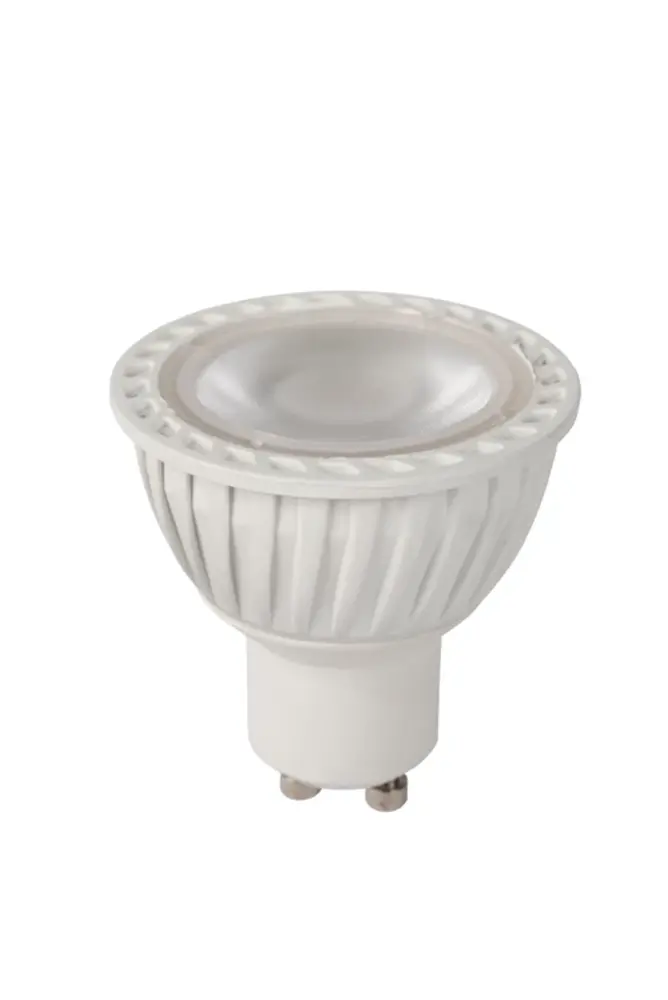 Lucide OP=OP LED GU10 - 4,9W DIM 355lm - 2200K-2700K - 38° - Keramisch - Wit Lucide OP=OP LED GU10 - 4,9W DIM 355lm - 2200K-2700K - 38° - Keramisch - Wit