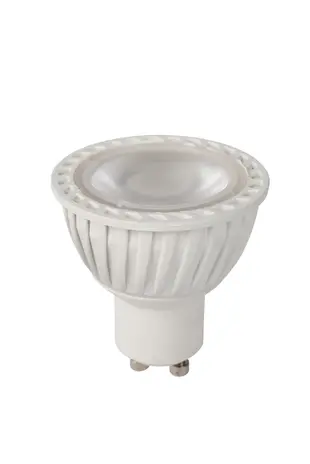 Lucide OP=OP LED GU10 - 4,9W DIM 355lm - 2200K-2700K - 38° - Keramisch - Wit Lucide OP=OP LED GU10 - 4,9W DIM 355lm - 2200K-2700K - 38° - Keramisch - Wit