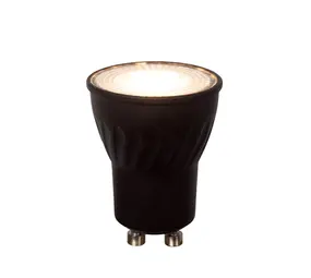 Lucide OP=OP Lucide MR11 - Led lamp - Ø 3,5 cm - LED Dimb. - GU10 (MR11) - 1x3,8W 2700K - Zwart