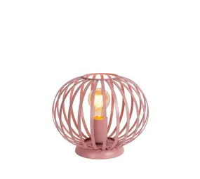 Lucide OP=OP MERLINA Tafellamp Kinder-Roze-Ø25,5-1xE27-40W