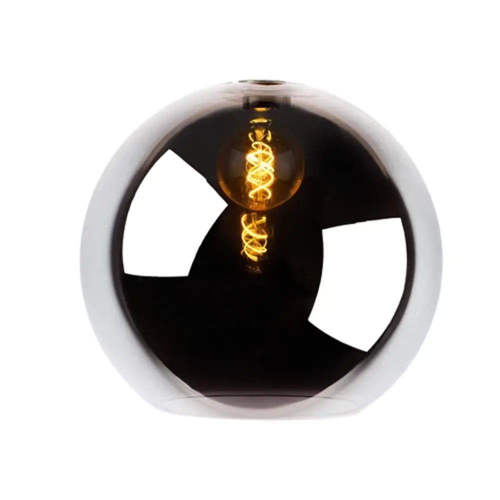 Lucide OP=OP JULIUS Reserve glas - zwart - 1x E27 fitting - Fumé - 40cm Lucide OP=OP JULIUS Reserve glas - zwart - 1x E27 fitting - Fumé - 40cm