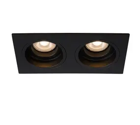 Lucide EMBED Inbouwspot Zwart GU10 Draaibaar en Kantelbaar Lucide EMBED Inbouwspot Zwart GU10 Draaibaar en Kantelbaar