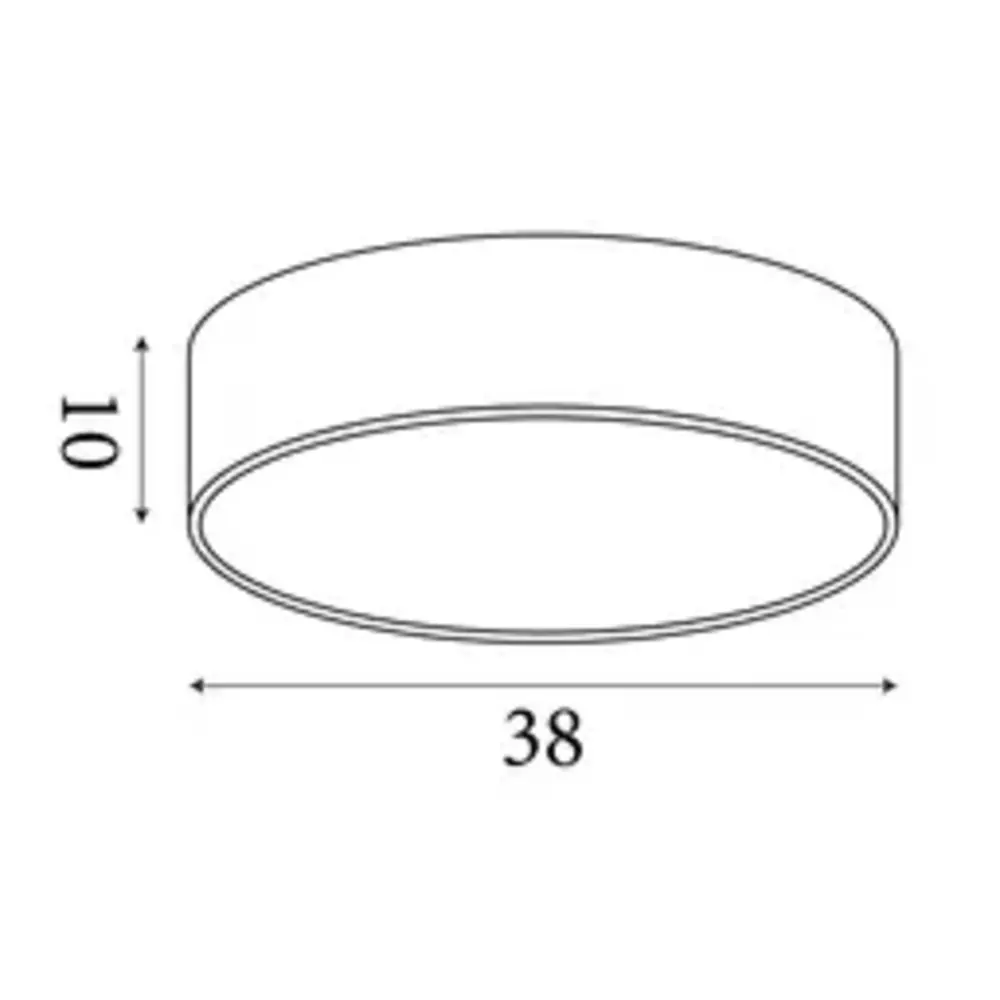 Searchlight Plafondlamp DRUM - 2-Lichts E27 - Champagne Velvet - Ø38cm | Dimbaar