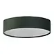Searchlight Plafondlamp DRUM - 2-Lichts E27 - Groen Velvet - Ø38cm | Dimbaar