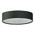 Plafondlamp DRUM - 2-Lichts E27 - Groen Velvet - Ø38cm | Dimbaar Plafondlamp DRUM - 2-Lichts E27 - Groen Velvet - Ø38cm | Dimbaar