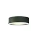 Searchlight Plafondlamp DRUM - 2-Lichts E27 - Groen Velvet - Ø38cm | Dimbaar