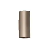 Searchlight Wandlamp CYLS - Up Down GU10 - Latte Aluminium - IP20 | Dimbaar