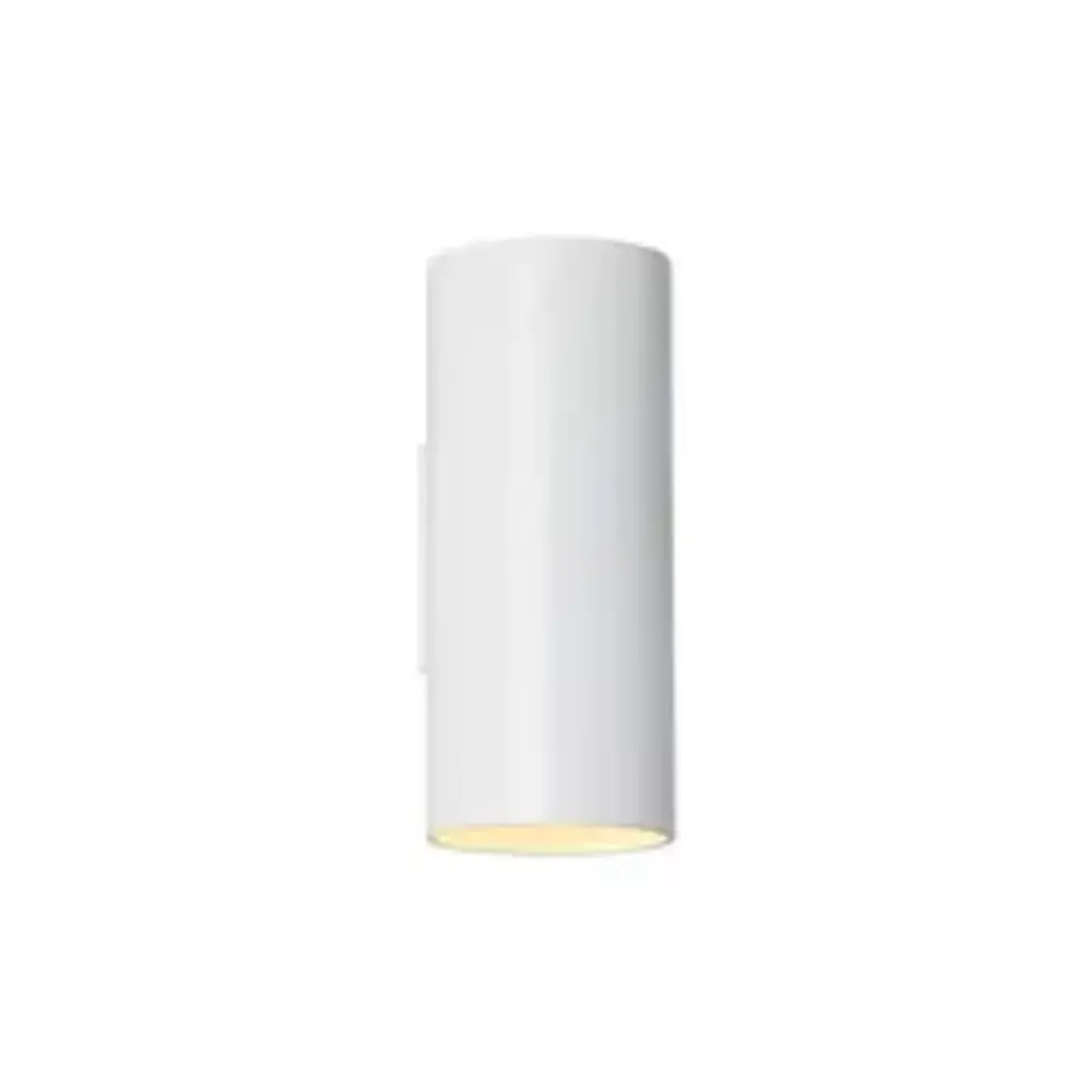 Searchlight Wandlamp CYLS - Up Down GU10 - Wit Aluminium - IP20 | Dimbaar Searchlight Wandlamp CYLS - Up Down GU10 - Wit Aluminium - IP20 | Dimbaar