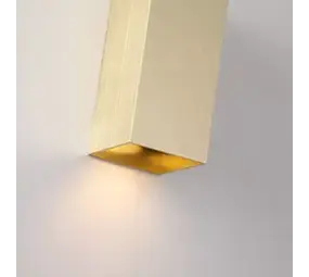 Searchlight Wandlamp DON - Up Down GU10 - Goud Aluminium - IP20 | Dimbaar