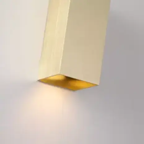 Searchlight Wandlamp DON - Up Down GU10 - Goud Aluminium - IP20 | Dimbaar Searchlight Wandlamp DON - Up Down GU10 - Goud Aluminium - IP20 | Dimbaar