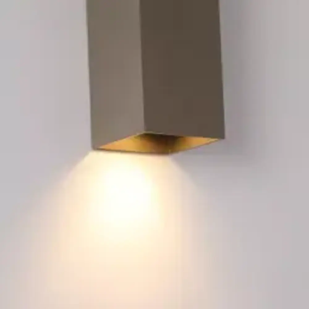 Searchlight Wandlamp DON - Up Down GU10 - Latte Aluminium - IP20 | Dimbaar Searchlight Wandlamp DON - Up Down GU10 - Latte Aluminium - IP20 | Dimbaar