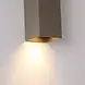 Searchlight Wandlamp DON - Up Down GU10 - Latte Aluminium - IP20 | Dimbaar Searchlight Wandlamp DON - Up Down GU10 - Latte Aluminium - IP20 | Dimbaar