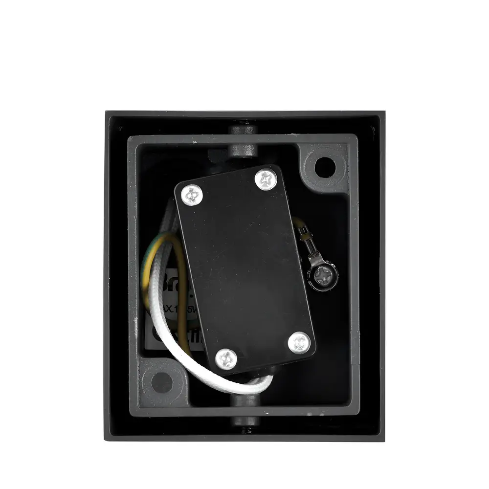 Braytron LED Wandlamp Up zwart ECO - 1x GU10 aansluiting Braytron LED Wandlamp Up zwart ECO - 1x GU10 aansluiting
