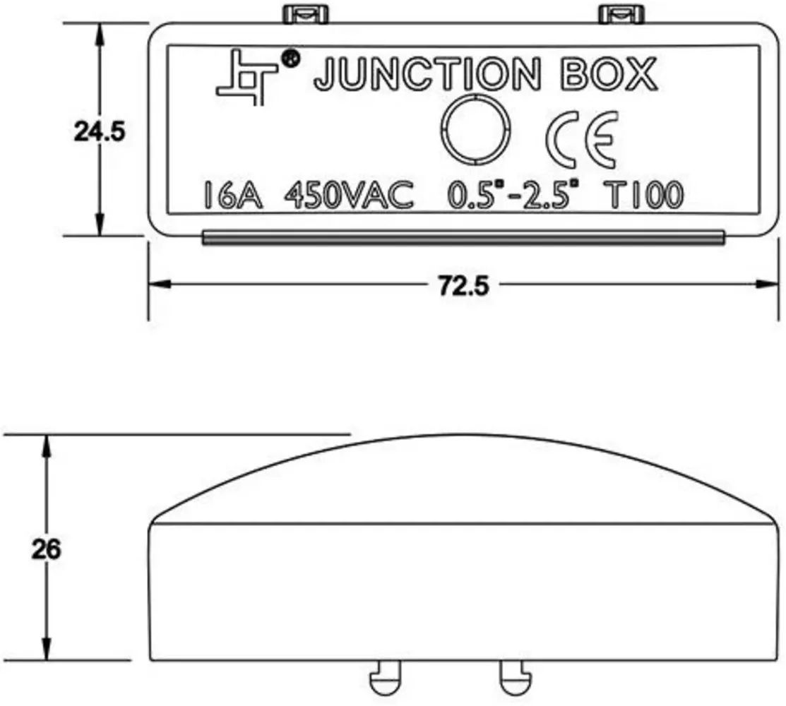 LCB Kabelkoppeling IP20 Zwart – 2 Polige Connector – Kabelverbinder LCB Kabelkoppeling IP20 Zwart – 2 Polige Connector – Kabelverbinder