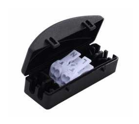 LCB Kabelkoppeling IP20 Zwart – 2 Polige Connector – Kabelverbinder LCB Kabelkoppeling IP20 Zwart – 2 Polige Connector – Kabelverbinder