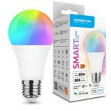 Modee WiFi LED Lamp - E27 9,4W - RGB+CCT alle lichtkleuren - Bediening met de App Modee WiFi LED Lamp - E27 9,4W - RGB+CCT alle lichtkleuren - Bediening met de App