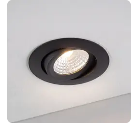 LCB LED Inbouwspot Dimbaar Zwart | 5W 630lm | 2700K 827 Warm Wit | IP65 | Zaagmaat 68-74mm LCB LED Inbouwspot Dimbaar Zwart | 5W 630lm | 2700K 827 Warm Wit | IP65 | Zaagmaat 68-74mm