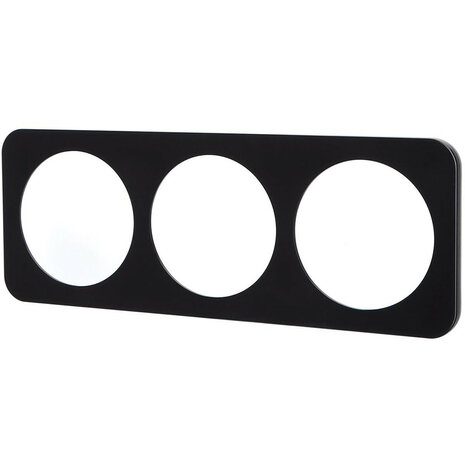 Aigostar Op=Op Afdekraam zwart - 3 voudig - ronde afwerking Aigostar Op=Op Afdekraam zwart - 3 voudig - ronde afwerking