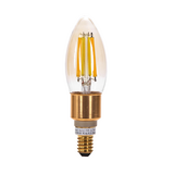 Aigostar Op=Op LED Lamp - Bluetooth Mesh - E14 - 4.5W - G45 - Filament - Incl. afstandsbediening - Set van 2
