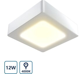 Aigostar Op=Op LED Plafonnière Vierkant - 12W - 4000K Aigostar Op=Op LED Plafonnière Vierkant - 12W - 4000K