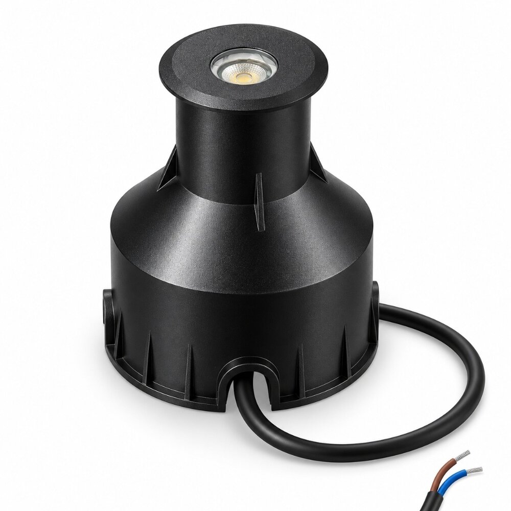 LCB Op=Op LED mini inbouwgrondspot - 3W - 2700K- IP67 - Zwart- zaagmaat 28mm LCB Op=Op LED mini inbouwgrondspot - 3W - 2700K- IP67 - Zwart- zaagmaat 28mm