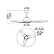 Braytron Plafondventilator 35W - LED 25W CCT - 1320mm - Wit - Incl. afstandsbediening Braytron Plafondventilator 35W - LED 25W CCT - 1320mm - Wit - Incl. afstandsbediening