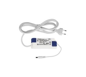 LCB LED Driver LCB - 36W - 800mA Constant Current - 33-49V DC - Inclusief 150cm Aansluitsnoer met Eurostekker - Voor LED Panelen - Niet Dimbaar