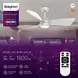 Braytron Braytron FANCY LED Plafondventilator Wit - Ø96cm - Ventilator 30W LED - 1800Lm - 3CCT - Afstandsbediening Braytron Braytron FANCY LED Plafondventilator Wit - Ø96cm - Ventilator 30W LED - 1800Lm - 3CCT - Afstandsbediening