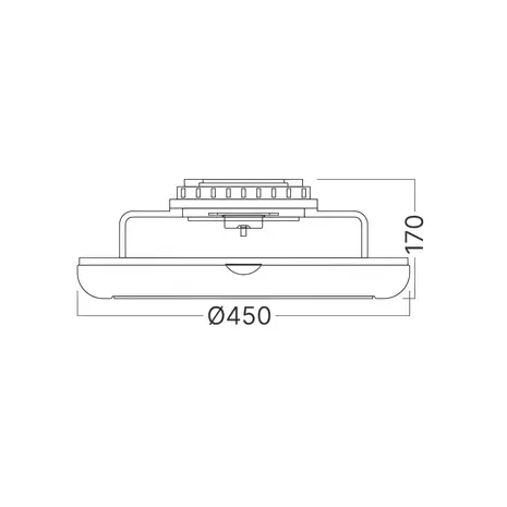 Braytron Braytron Fancy D450 Plafondventilator met LED-verlichting 40+20W – Wit Braytron Braytron Fancy D450 Plafondventilator met LED-verlichting 40+20W – Wit