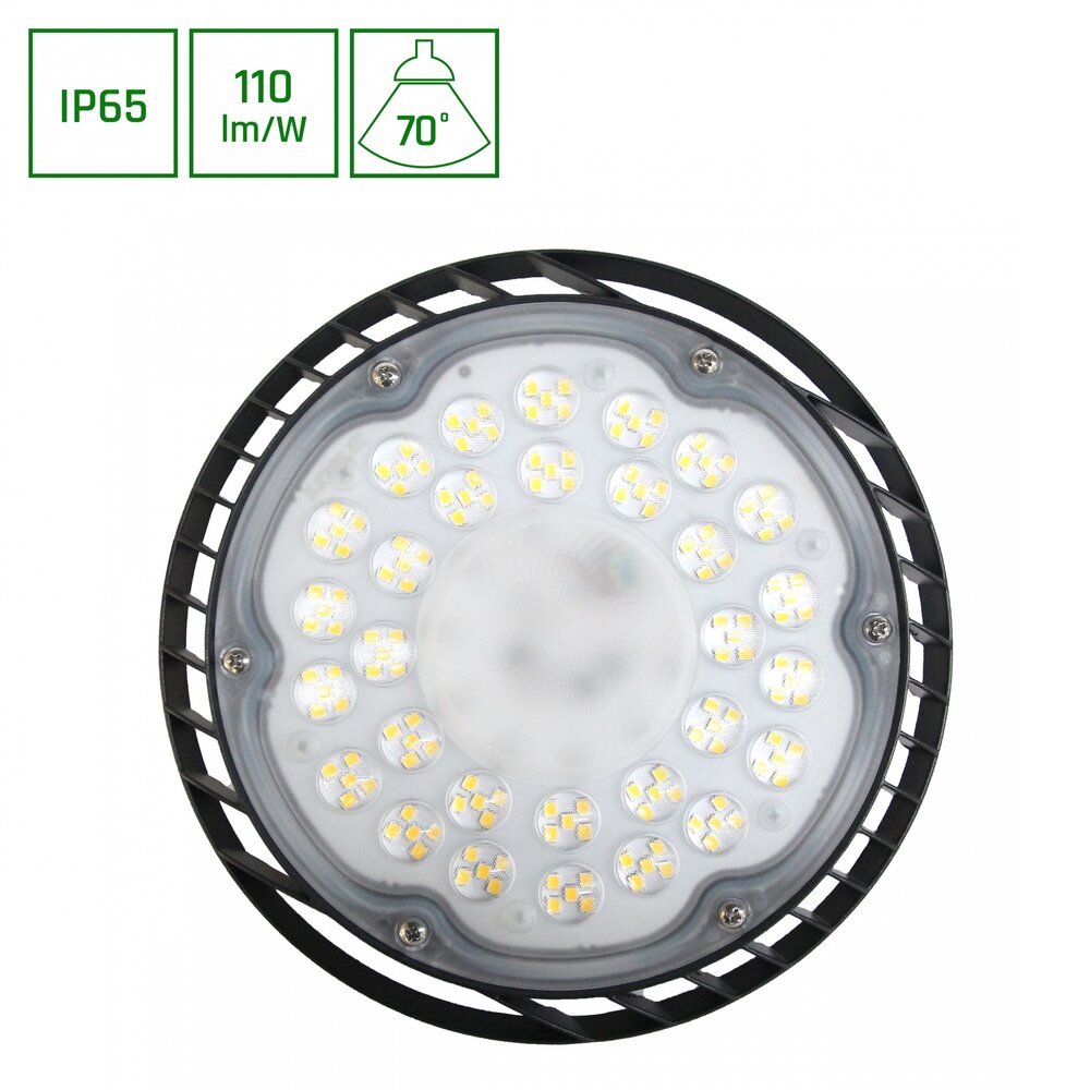 Spectrum LED UFO High Bay - 100W 11550lm - 4000K - 2 jaar garantie