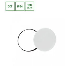 Spectrum Nymphea LED plafondlamp 32W IP54 CCT 3000K-6000K Spectrum Nymphea LED plafondlamp 32W IP54 CCT 3000K-6000K