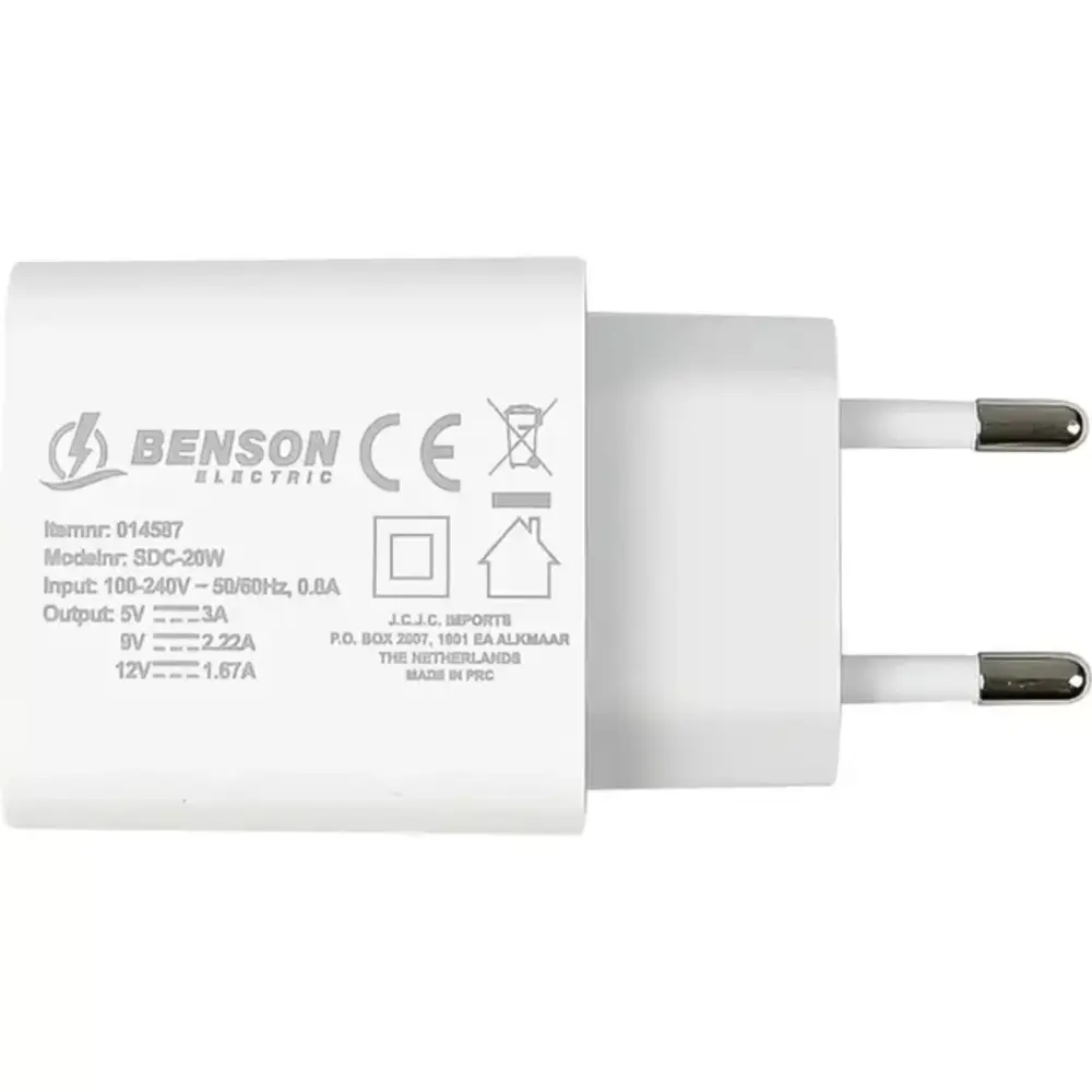 LCB USB-C Snellader 20W - Wit LCB USB-C Snellader 20W - Wit