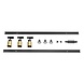 SLV PURI 2.0 1-Fase Railverlichting Set - 3x GU10 Spots - 2x 1 Meter Rail - Zwart/Goud - Dimbaar SLV PURI 2.0 1-Fase Railverlichting Set - 3x GU10 Spots - 2x 1 Meter Rail - Zwart/Goud - Dimbaar