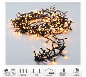 OP=OP Kerstverlichting 1800 LED – 36 Meter Extra Warm Wit OP=OP Kerstverlichting 1800 LED – 36 Meter Extra Warm Wit