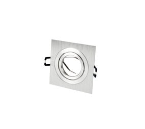 LED Line OP=OP GU10 Inbouwspot Vierkant Geborsteld – 35° Kantelbaar LED Line OP=OP GU10 Inbouwspot Vierkant Geborsteld – 35° Kantelbaar