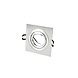 LED Line OP=OP GU10 Inbouwspot Vierkant Geborsteld – 35° Kantelbaar LED Line OP=OP GU10 Inbouwspot Vierkant Geborsteld – 35° Kantelbaar