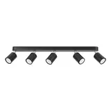 LED-POL OP=OP GAVIA GU10 spotlight fixture 5x10W black