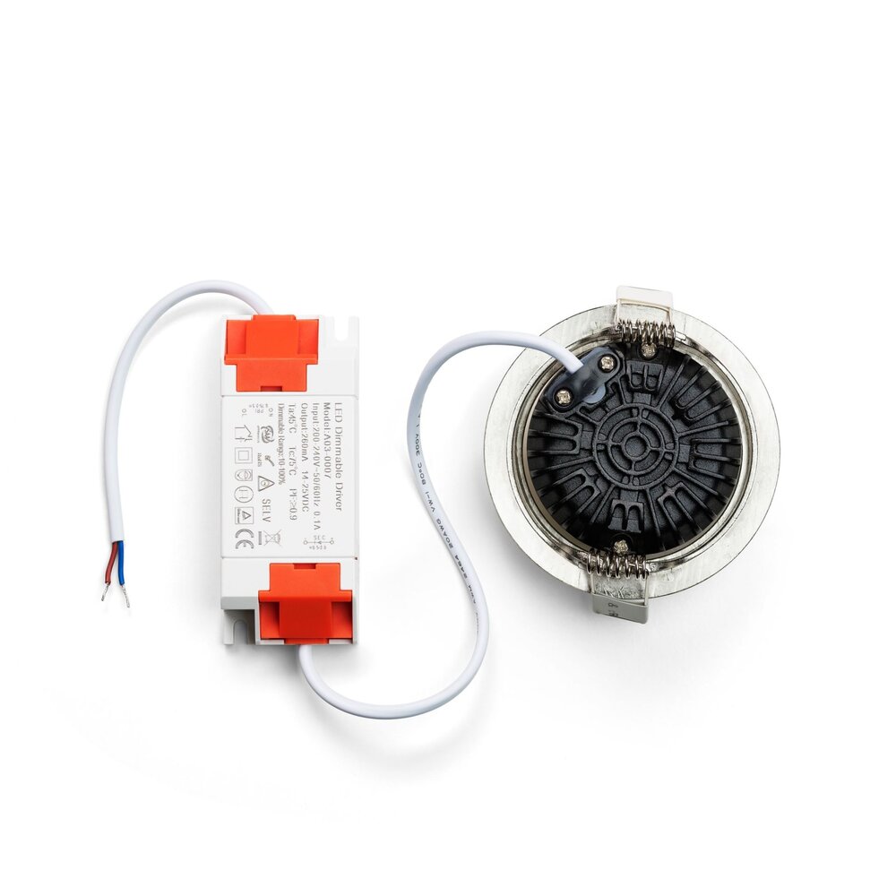 Ledisons LED inbouwspot Vivaro - 1W - 3000K - RVS - IP54 Ledisons LED inbouwspot Vivaro - 1W - 3000K - RVS - IP54