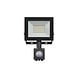 Spectrum NOCTIS LUX 4 LED Breedstraler met PIR Sensor - 20W 1650Lm - 3000K Warm Wit - IP44 - Zwart