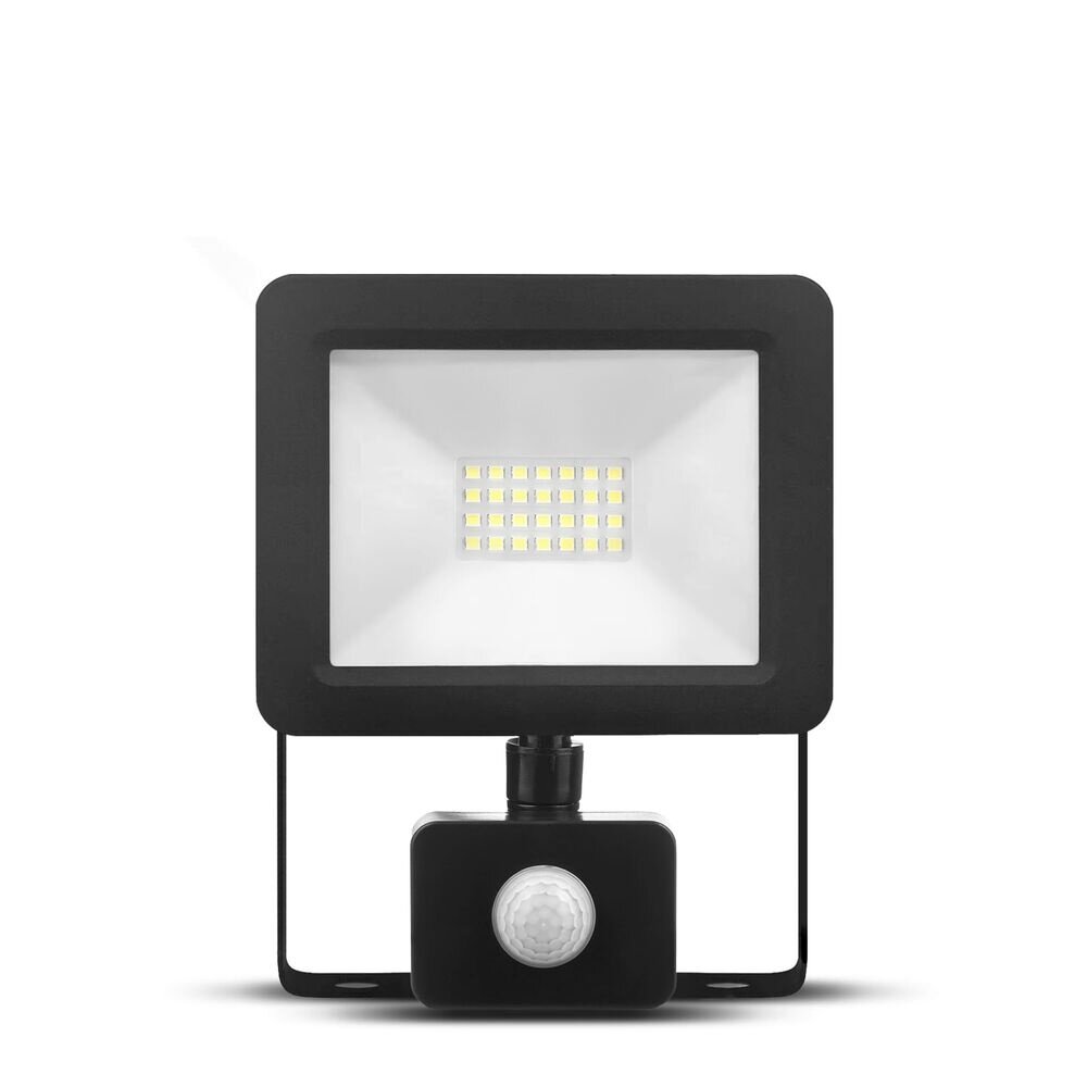 Modee LED schijnwerper met Bewegingssensor - 20W 1800Lm - 6000K Daglicht Wit - IP65 - Zwart Modee LED schijnwerper met Bewegingssensor - 20W 1800Lm - 6000K Daglicht Wit - IP65 - Zwart