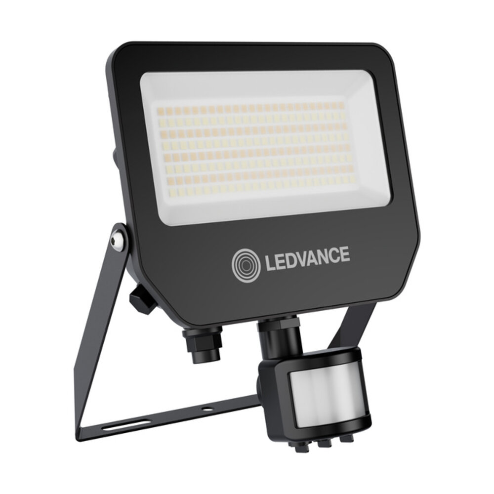 Ledvance LED Breedstraler Compact Sensor Gen 2 - 24/42W - 3300-6100Lm - 3CCT 3000K/4000K/6500K - IP65 - Zwart
