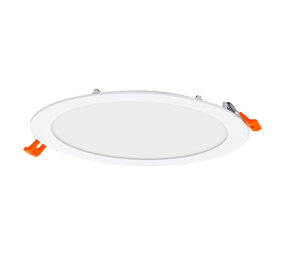 Ledvance Downlight Slim - 22W 2000Lm - 6500K 865 Daglicht Wit - Ø225mm - Zaagmaat 200mm - IP20 - Wit