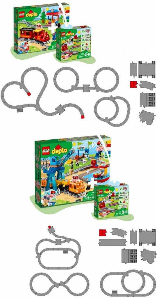 Lego Duplo Trein Tracks 10882 Cwjoost 100 Lego